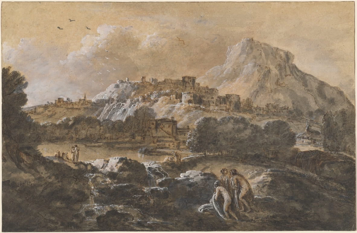 Paesaggio fluviale con bagnanti - Wolfgang Ratjen Collection, Patrons' Permanent Fund, National Gallery of Art